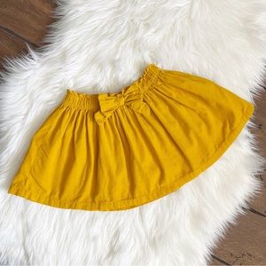 Yellow Mustard Corduroy Skirt